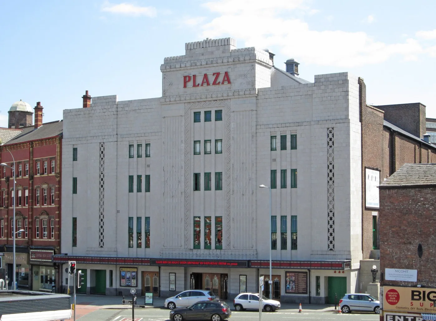 Stockport Plaza on Mersey Square, photographed in 2015