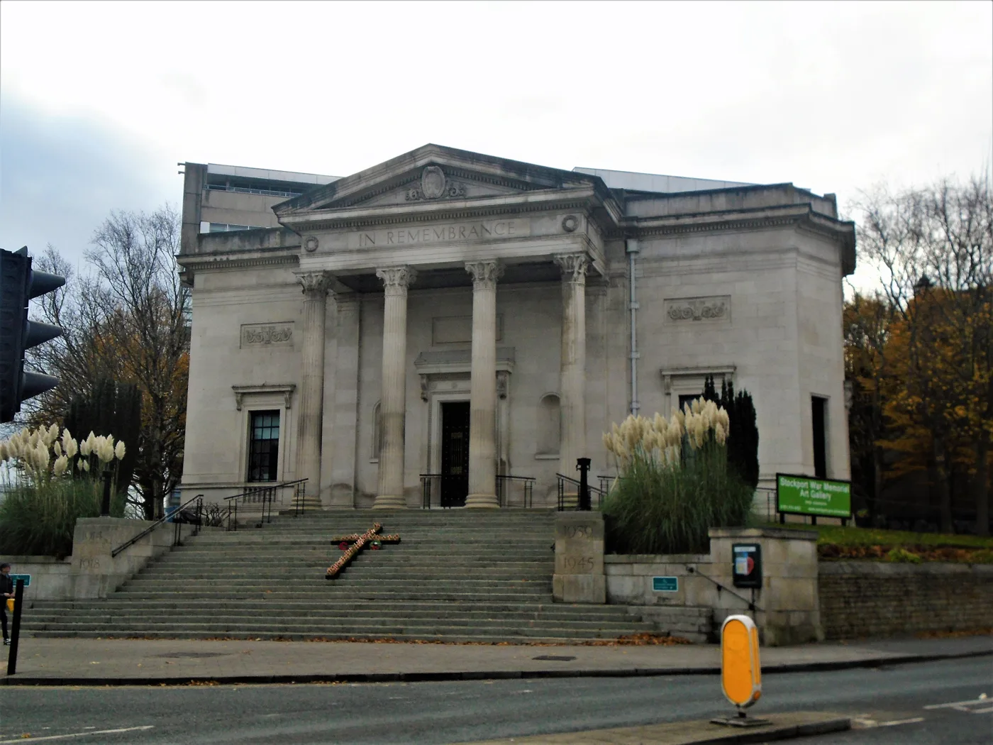 Stockport War Memorial Art Gallery on Wellington Road South, where the borough's Civic Act of Remembrance is held.
